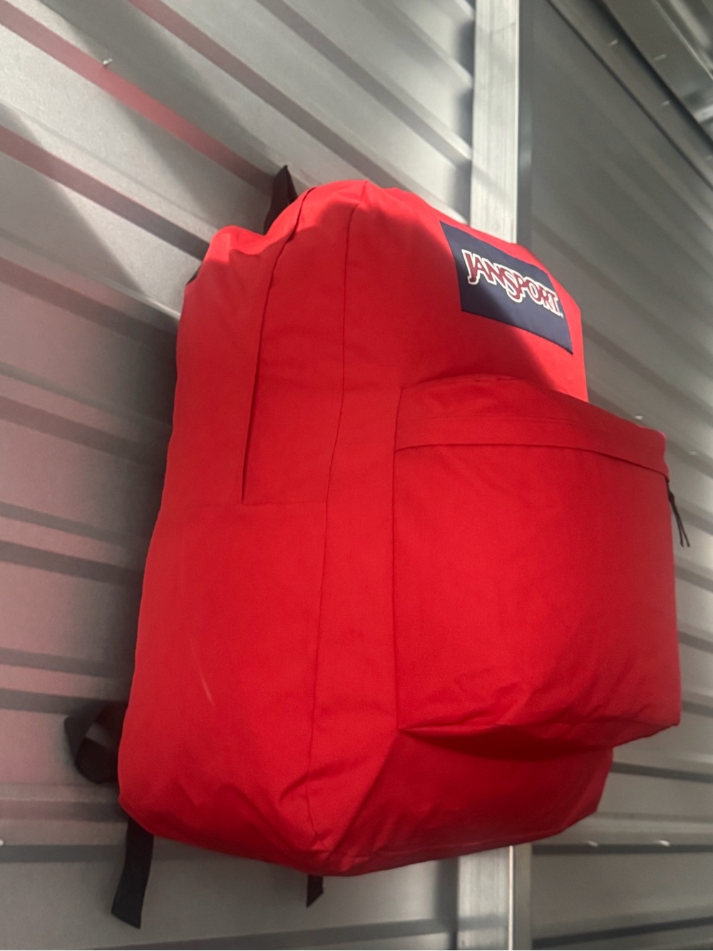 Jansport Bright Red Oversized Backpack - Picture 4 of 5